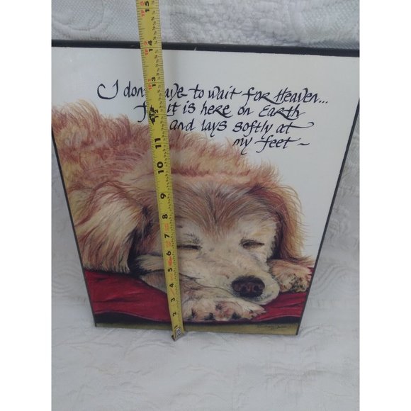 Dog Art Print 11" by 14"  With Message By Artist Lori Voskuil Dutter - Picture 2 of 12